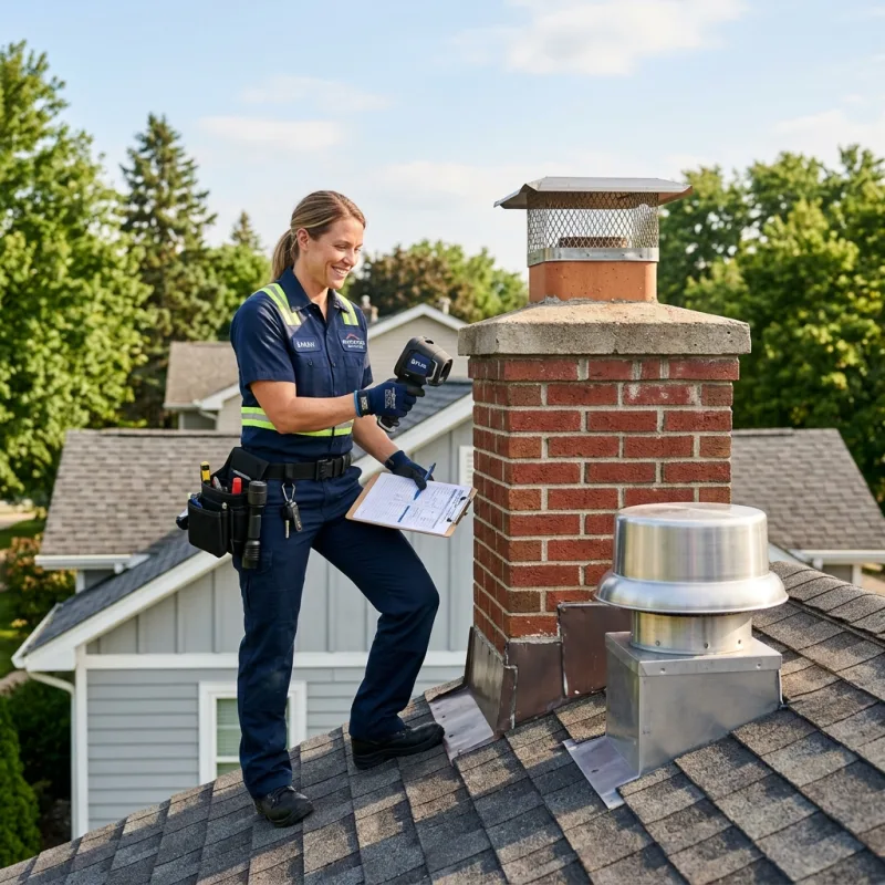 Technician removing a deceased bird from an indoor space in Beaconsfield